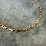 large box chain-vermeil