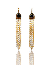 tourmaline fringe earrings - Lisa Crowder Studio