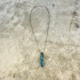 kyanite wand necklace