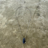 kyanite teardrop necklace