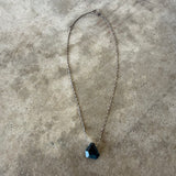 apatite geometric pendant - Lisa Crowder Studio