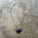 blue labradorite cloud necklace