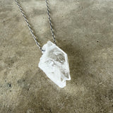 large quartz necklace