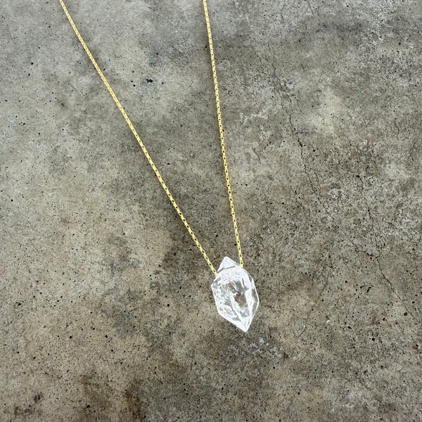 herkimer diamond pendant