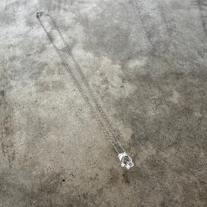 single herkimer diamond necklace
