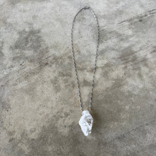 large quartz necklace