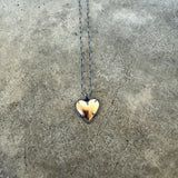 tiny heart necklace-gold - Lisa Crowder Studio