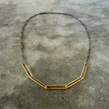 long paperclip layering necklace