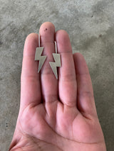 bowie bolt drop earrings - Lisa Crowder Studio