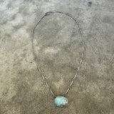 aqua kyanite freeform necklace - Lisa Crowder Studio