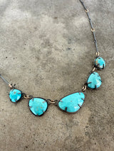 5 piece turquoise necklace