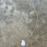 freeform freshwater pearl necklace