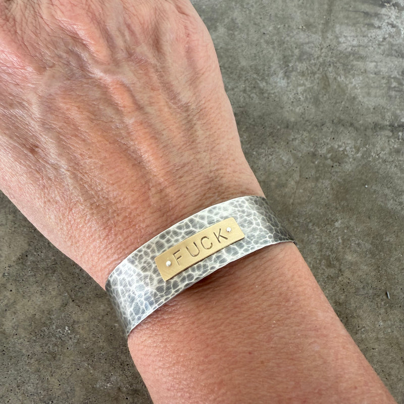 f*ck cuff bracelet