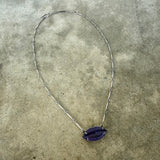 amethyst lips necklace