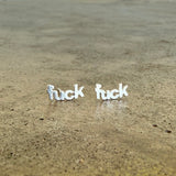 f*ck post earrings - Lisa Crowder Studio