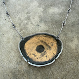 large enamel freeform necklace - Lisa Crowder Studio