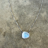small moonstone freeform necklace - Lisa Crowder Studio