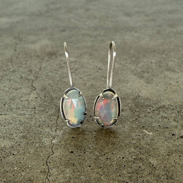 small welo opal drop earrings