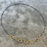 string of hearts necklace