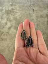 garnet freeform earrings - Lisa Crowder Studio