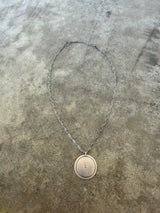 large riveted disc pendant - Lisa Crowder Studio