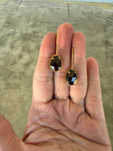 garnet freeform earrings - Lisa Crowder Studio