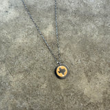 texas cutout pendant- 2 tone - Lisa Crowder Studio