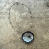 large enamel freeform necklace