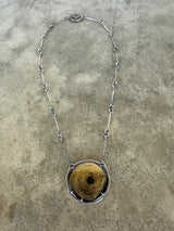 small enamel freeform necklace