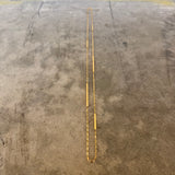 long bar asymmetrical link necklace-vermeil