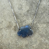 blue labradorite cloud necklace