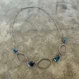 rough cut kyanite necklace - Lisa Crowder Studio