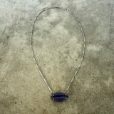 amethyst lips necklace