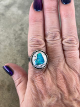 mexican fire opal ring - Lisa Crowder Studio