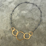 small rough cut jumble necklace