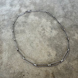 long short textured chain