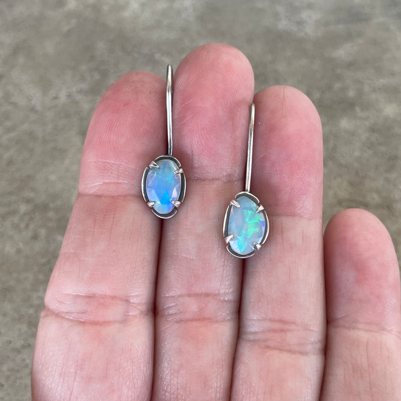 small welo opal drop earrings