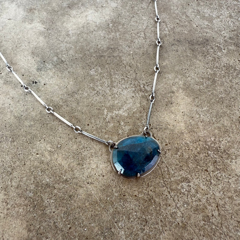 apatite freeform necklace-small