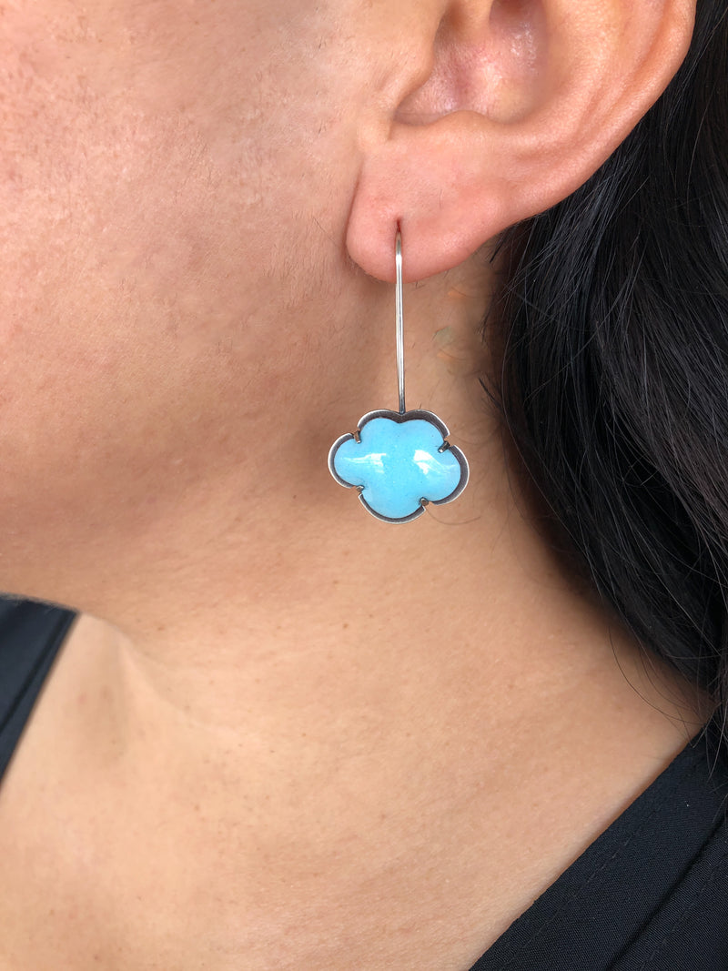 tiny cloud earring - Lisa Crowder Studio