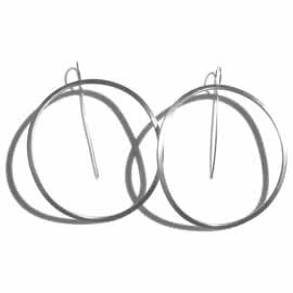 large oval hoop - Lisa Crowder Jewelry