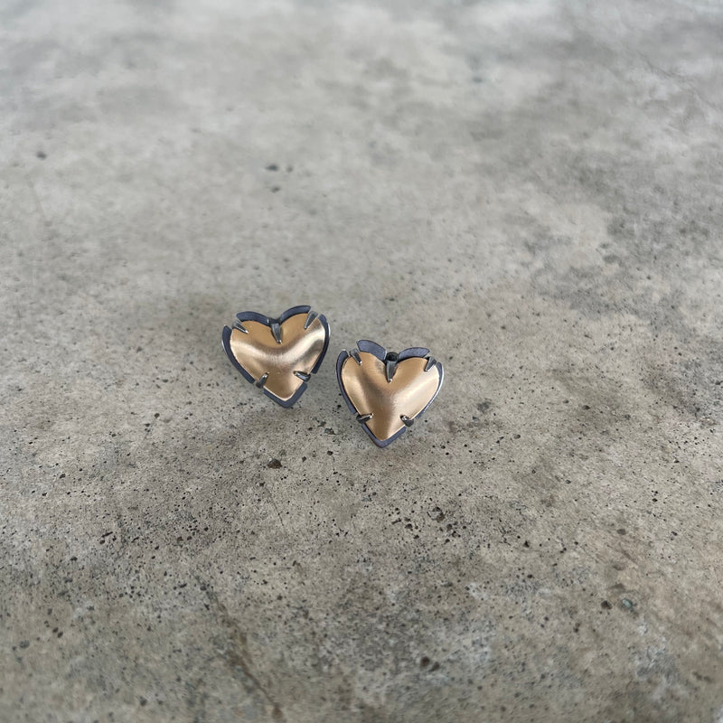 Tiny Heart Post Earrings