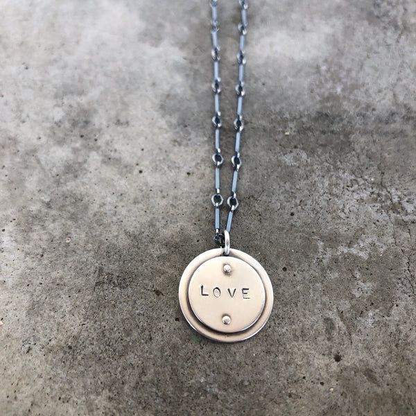 Custom name/word pendant - Lisa Crowder Jewelry